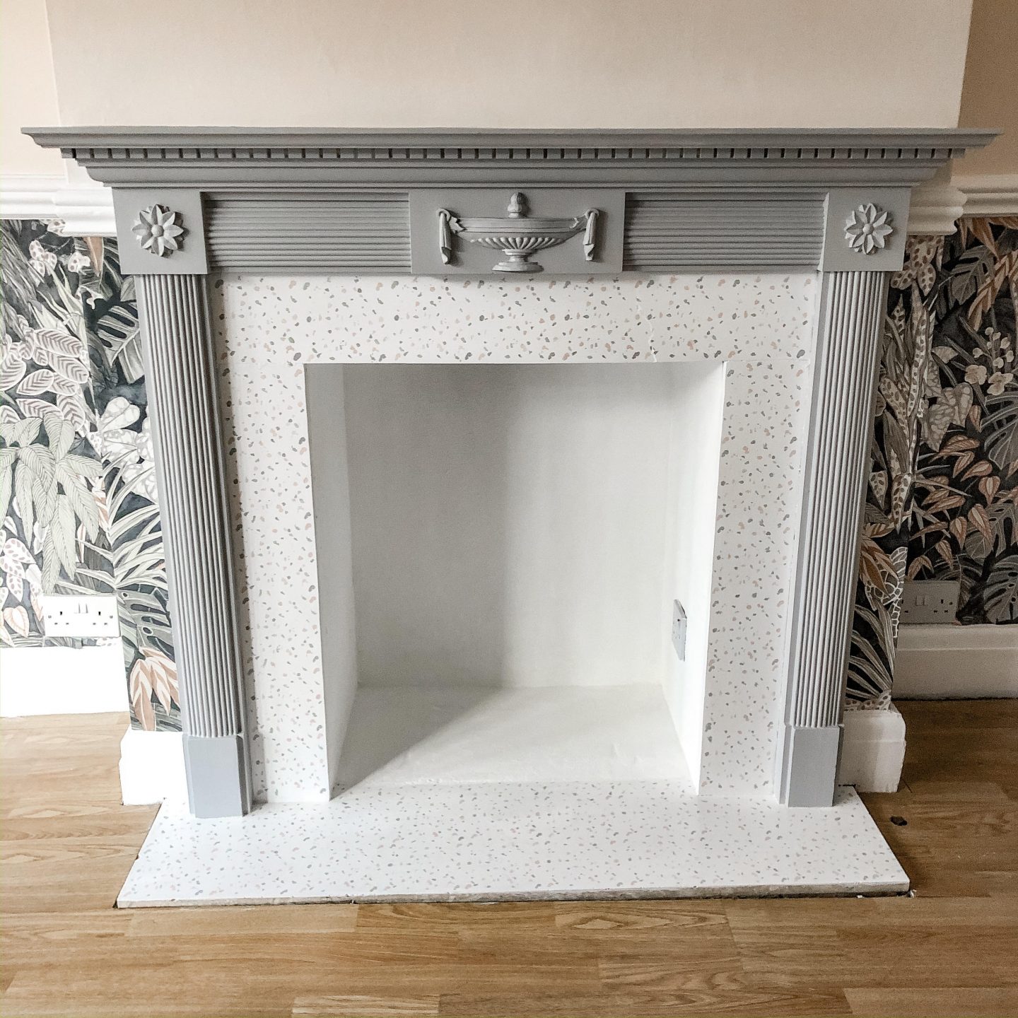 Frenchic Painting Project Fireplace