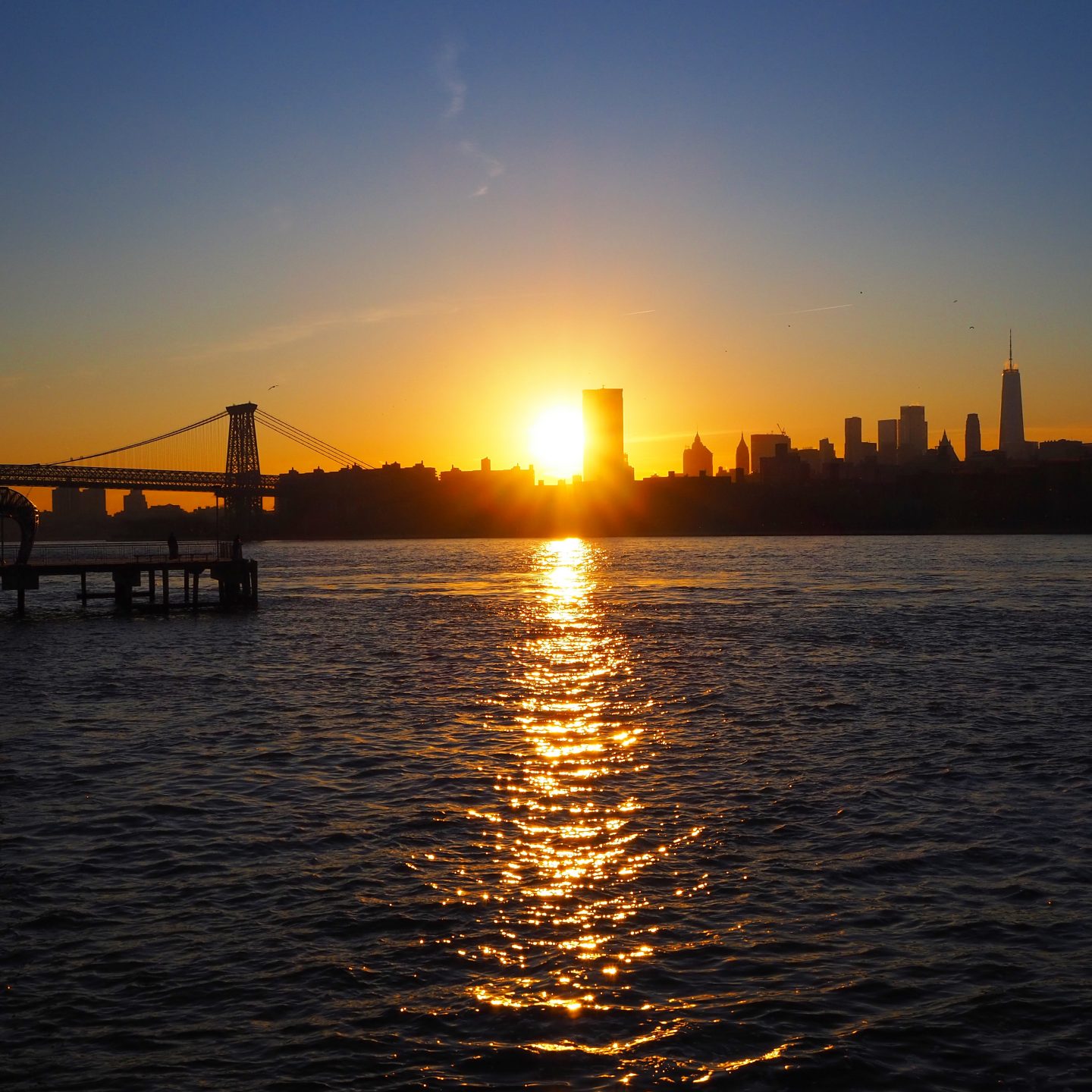 New York Manhattan Sunset