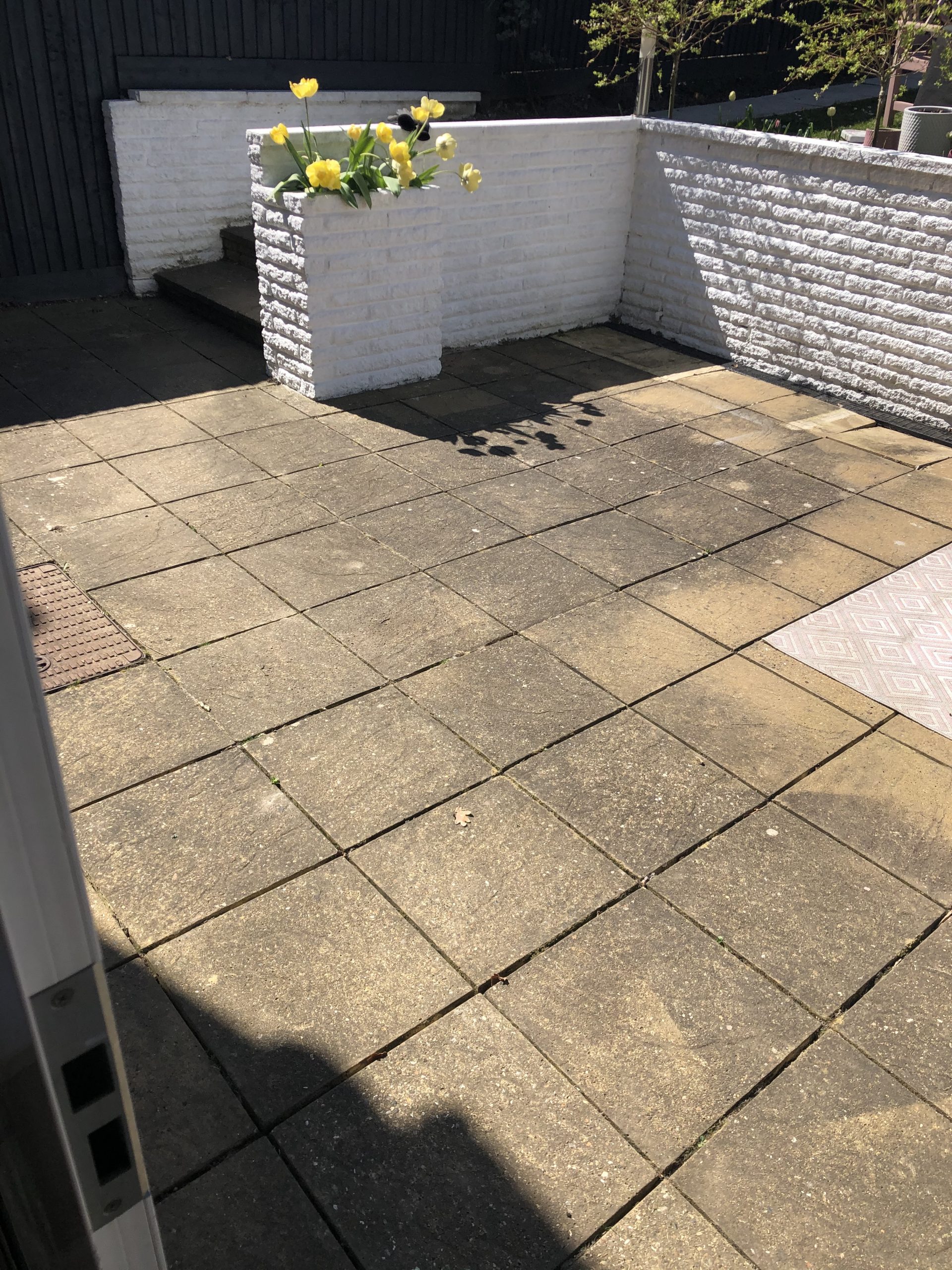Our Painted Patio Makeover Progress And Products Used Boo & Maddie