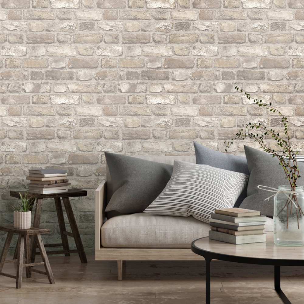 Brick Wallpaper Living Room